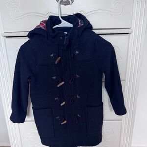 H&M Kids Dark Blue Toggle Pea Coat